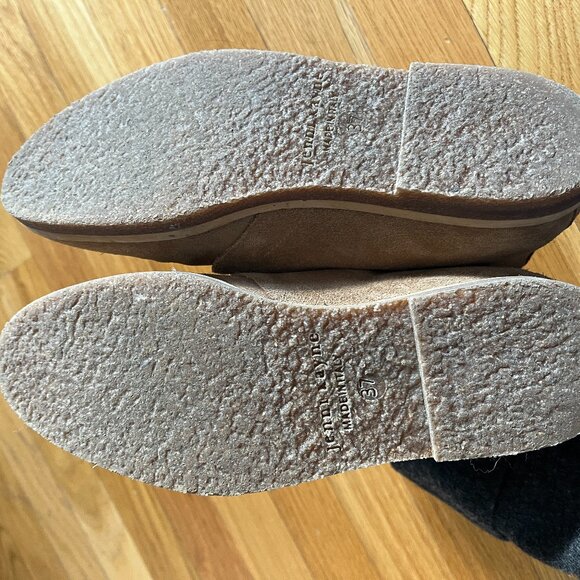 Jenni Kayne Desert Boots Tan Suede Lace Up Size 37 - Picture 7 of 11